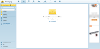 Web.de-Screenshot